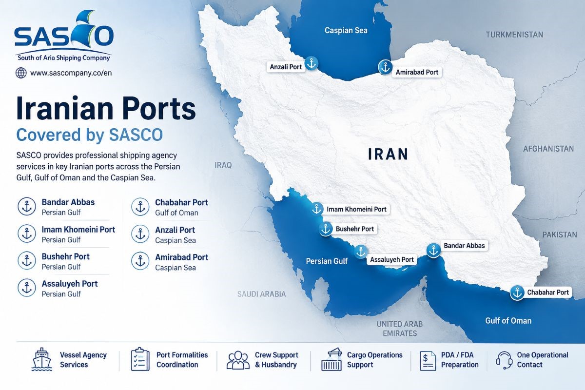 Shipping Agency Services in Iran 2