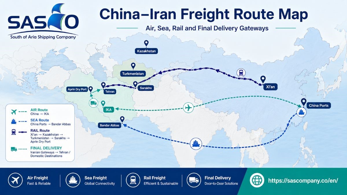 door to door shipping from China to Iran 3
