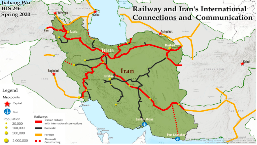 multimodal freight transport in Iran 2