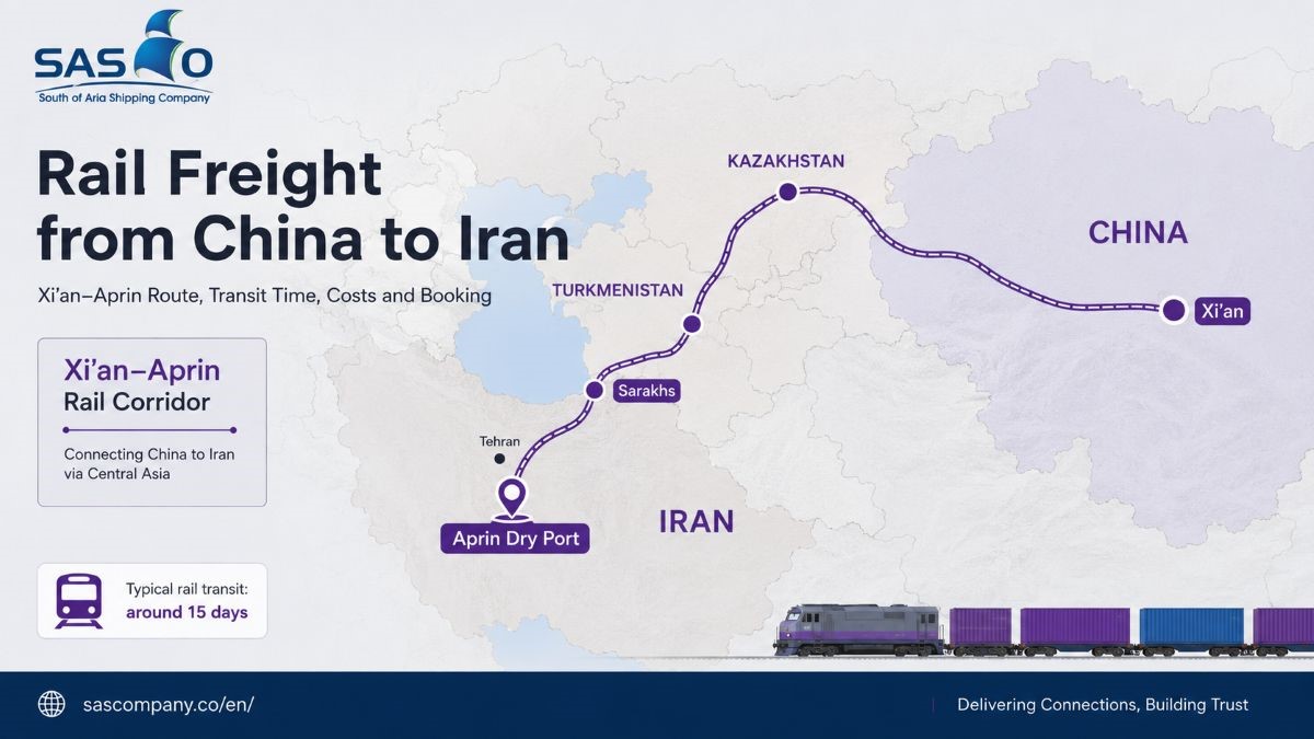 rail freight from China to Iran 2
